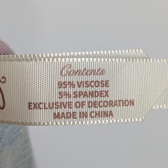 Matilda Jane Pink Red Blue Floral Rose Pull On Pant 16 - Picture 6 of 6